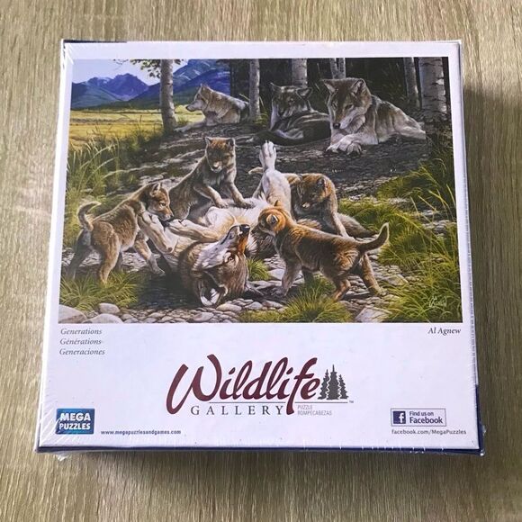 NEW … MEGA PUZZLES “Wildlife Gallery” 1000 Piece Puzzle - Picture 2 of 2